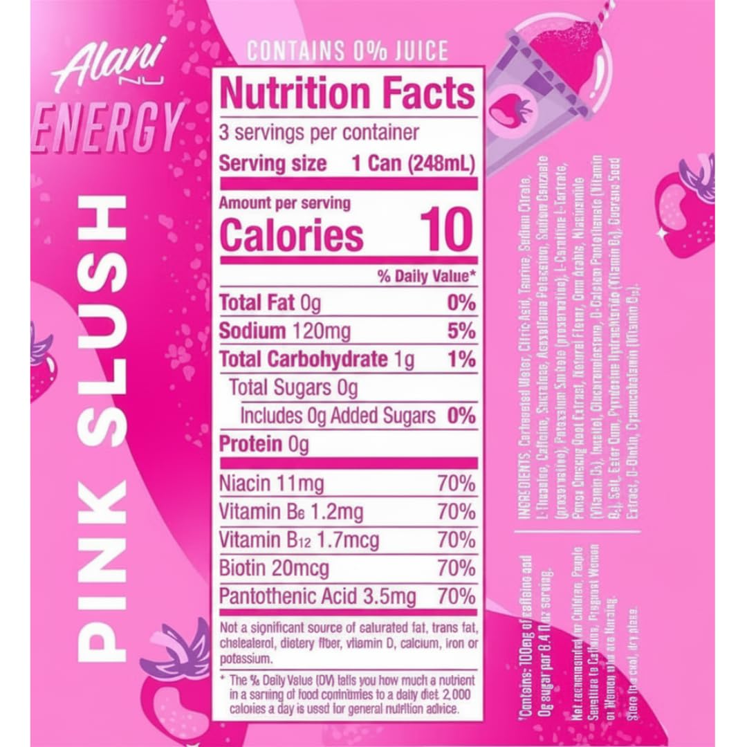 Alani Nu Energy Drink Mini Cans Variety Pack – 5 Flavors, 18 Pack (8.4 Fl Oz Mini Cans) – Sugar Free, Zero Sugar, 10 Calories, 100mg Caffeine, Biotin & B Vitamins – Compact Size Perfect for On The Go