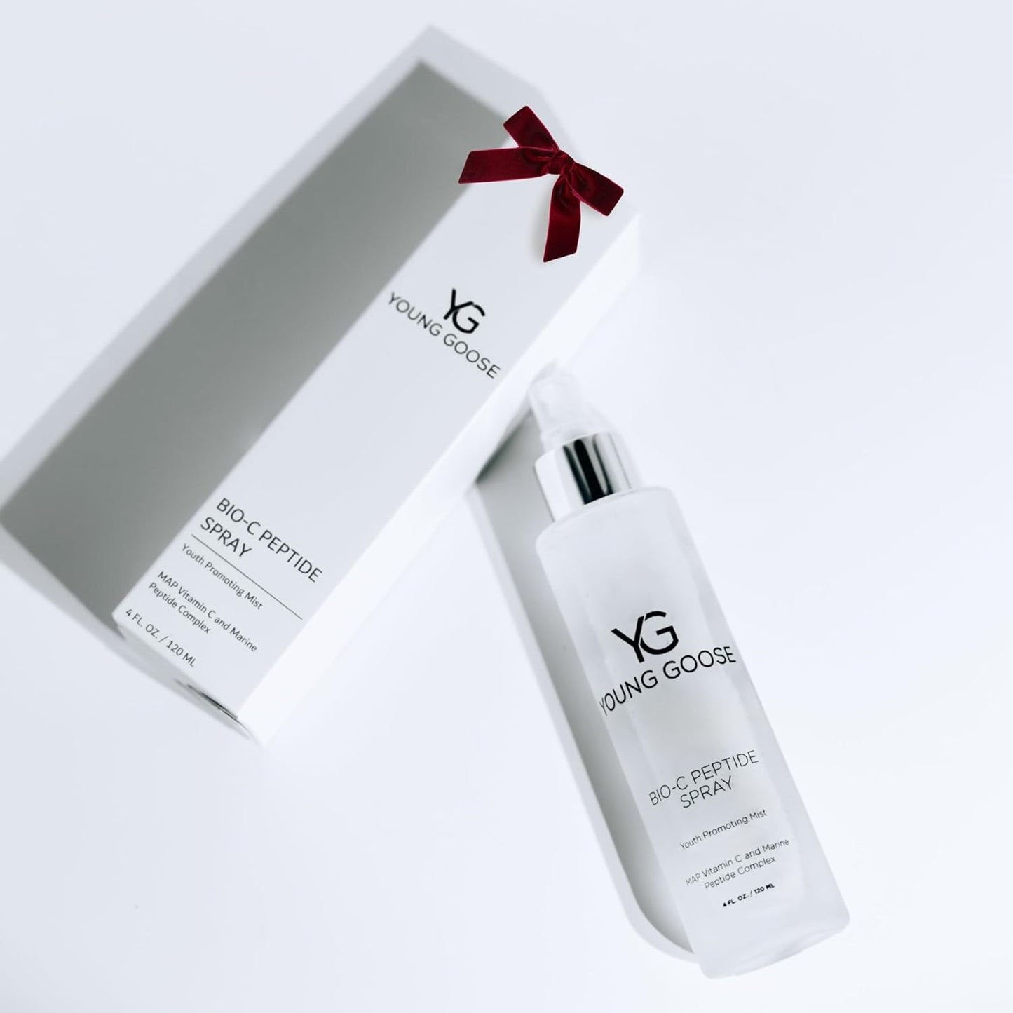 Young Goose, Bio-C Peptide Spray | Hydrating and Toning Mist | Supports Microbiome | Protection Against Blue Light, UVA, UVB Rays | Essential Hydration, Balance pH