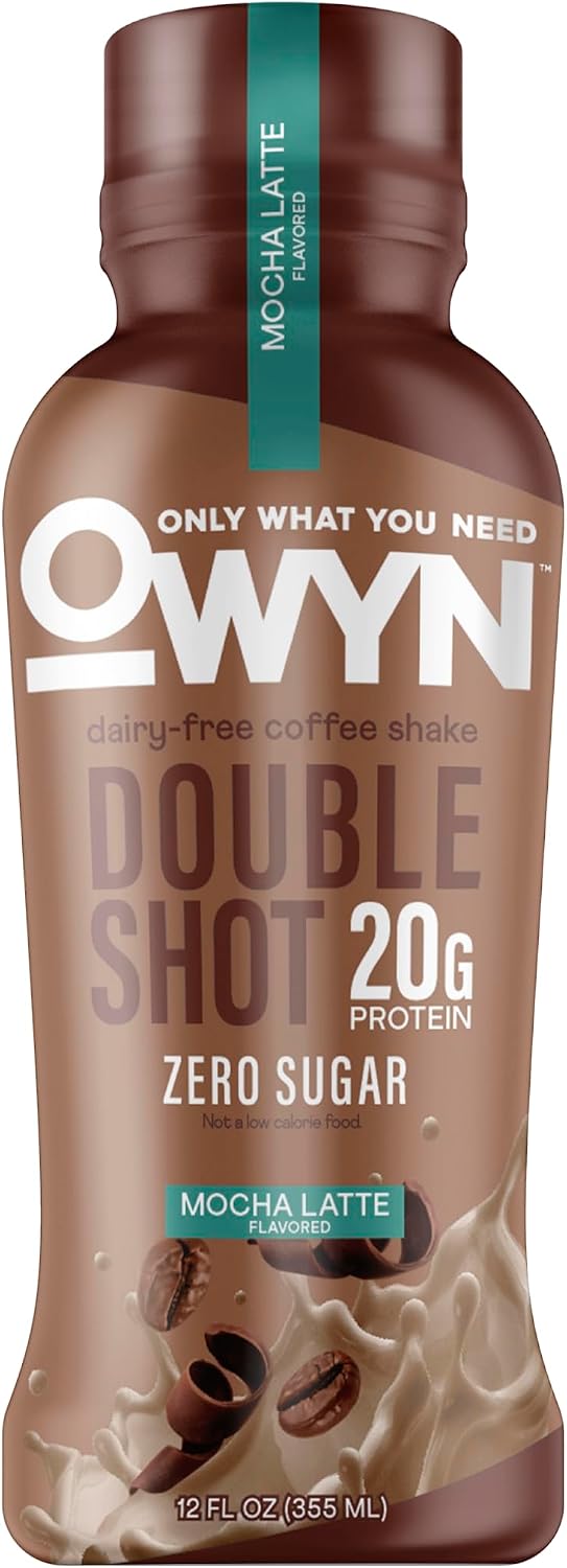 OWYN Only What You Need Mocha Latte Flavored 20g Protein Shake, 12 Ct