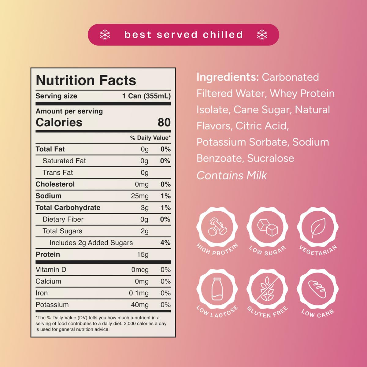 Livvy Protein Soda, 15g Protein, 80 Calories, Low Sugar Soda, Caffeine Free, Sparkling Clear Protein, Peach Mango, Blueberry Lemonade, Orange Guava, Variety (12 Cans - Variety Pack)