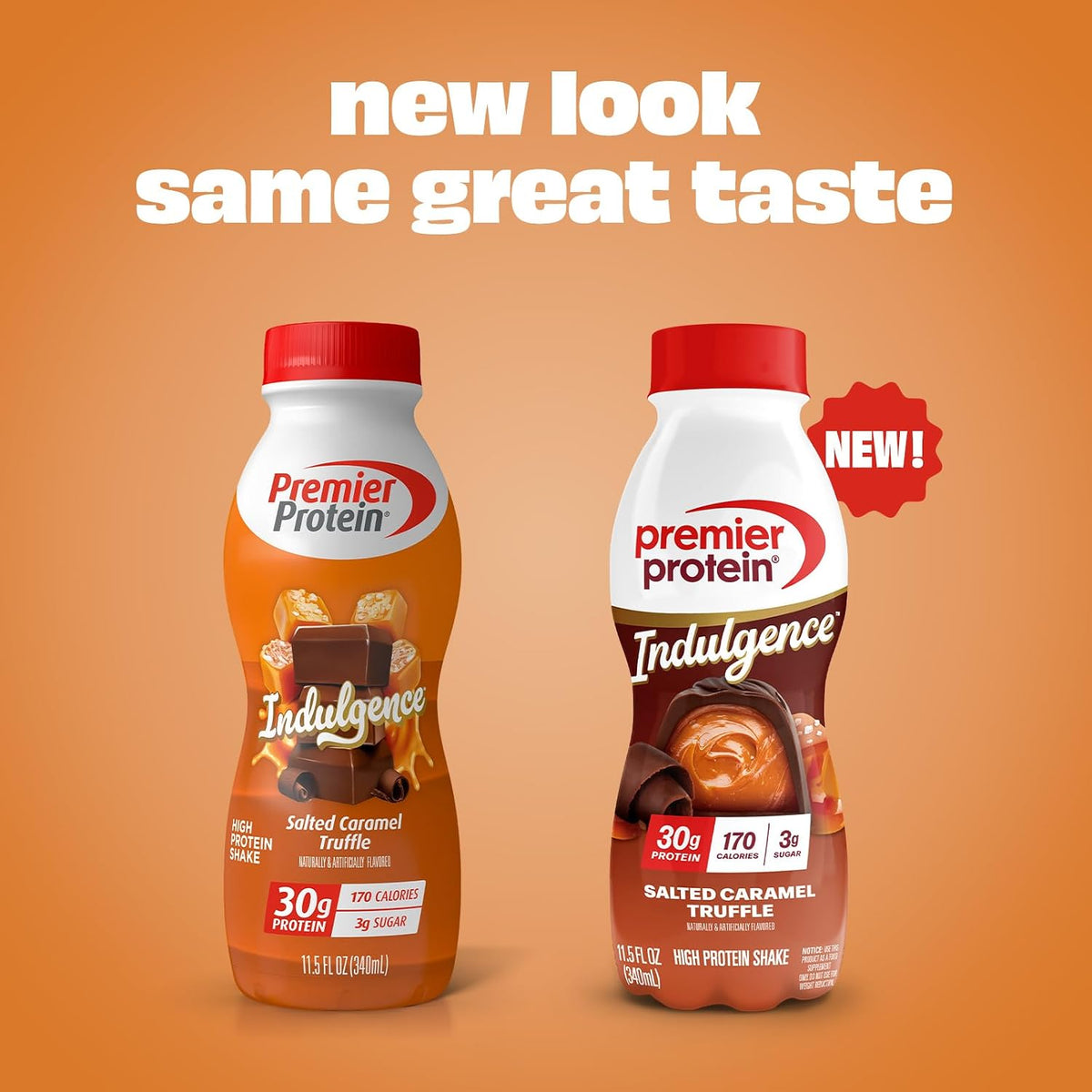 Premier Protein INDULGENCE 30g Shake, Salted Caramel Truffle, 12 Pack