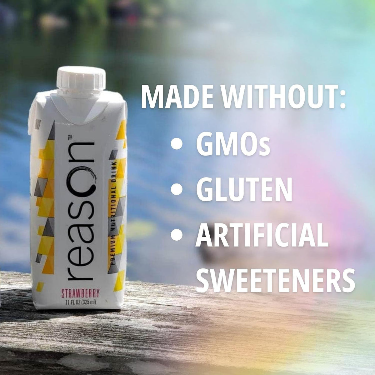 Reason Premium High Calorie Protein Drink, Free of Soy, GMO, Vanilla, 11 oz