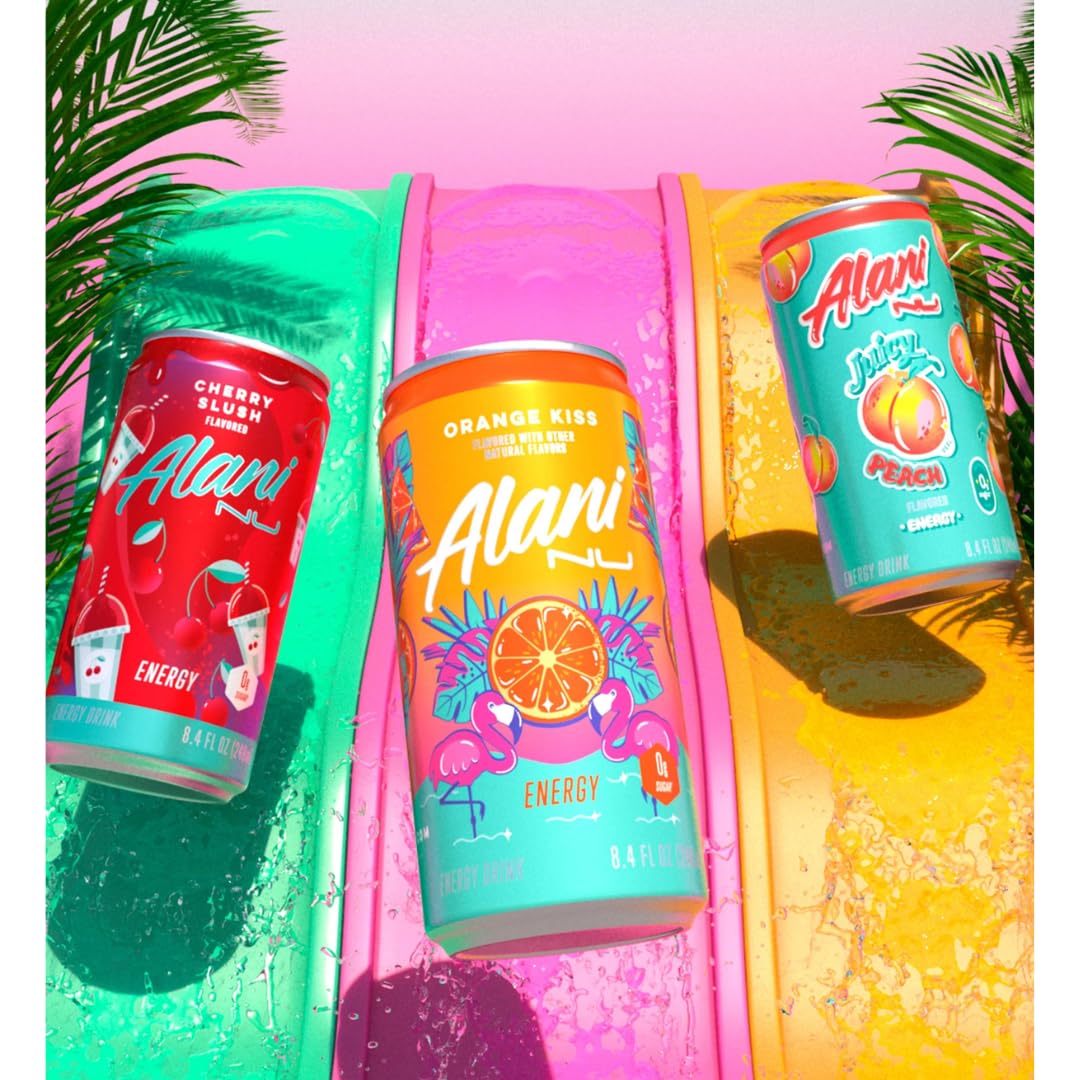 Alani Nu Energy Drink Mini Cans Variety Pack – 5 Flavors, 18 Pack (8.4 Fl Oz Mini Cans) – Sugar Free, Zero Sugar, 10 Calories, 100mg Caffeine, Biotin & B Vitamins – Compact Size Perfect for On The Go