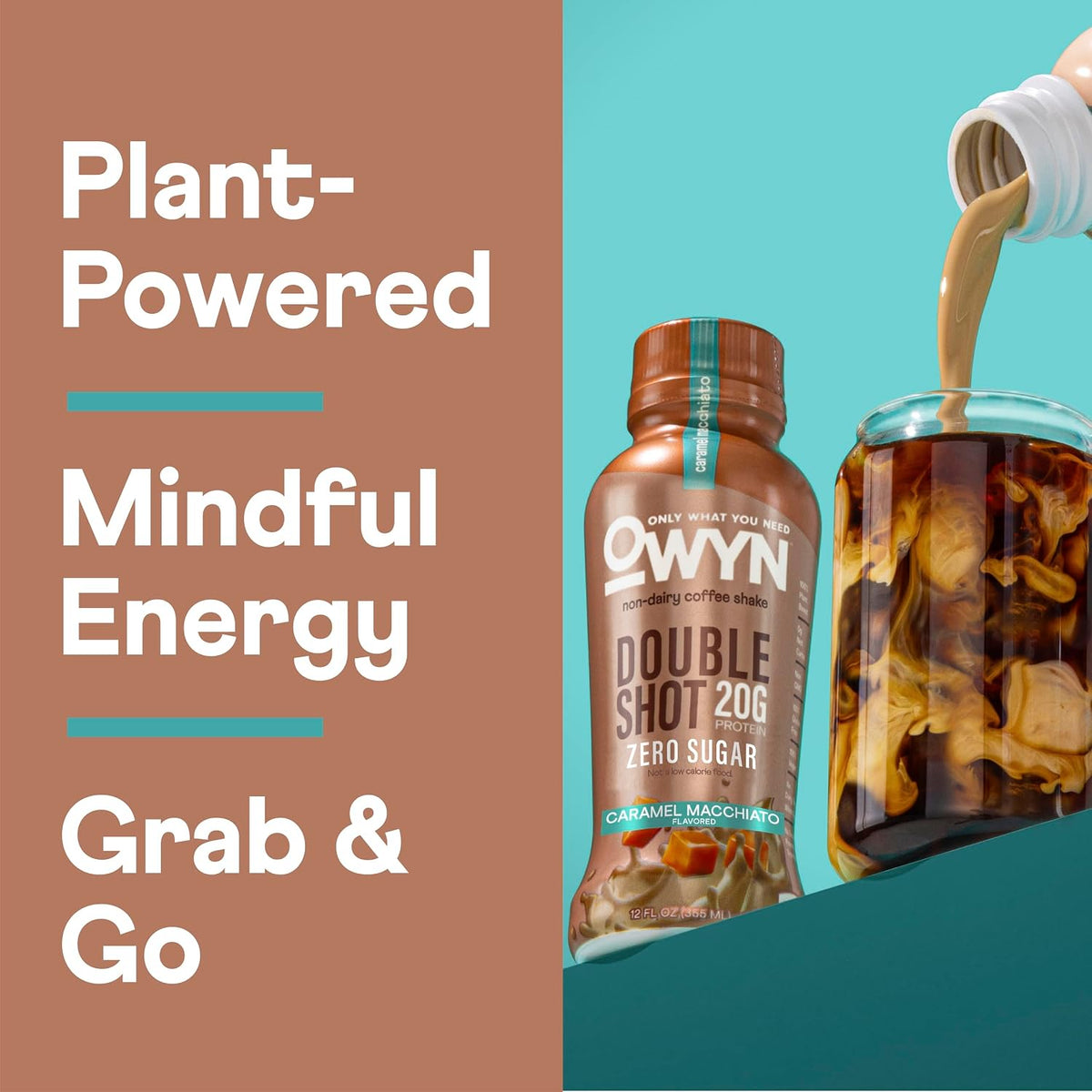 OWYN Only What You Need Mocha Latte Flavored 20g Protein Shake, 12 Ct