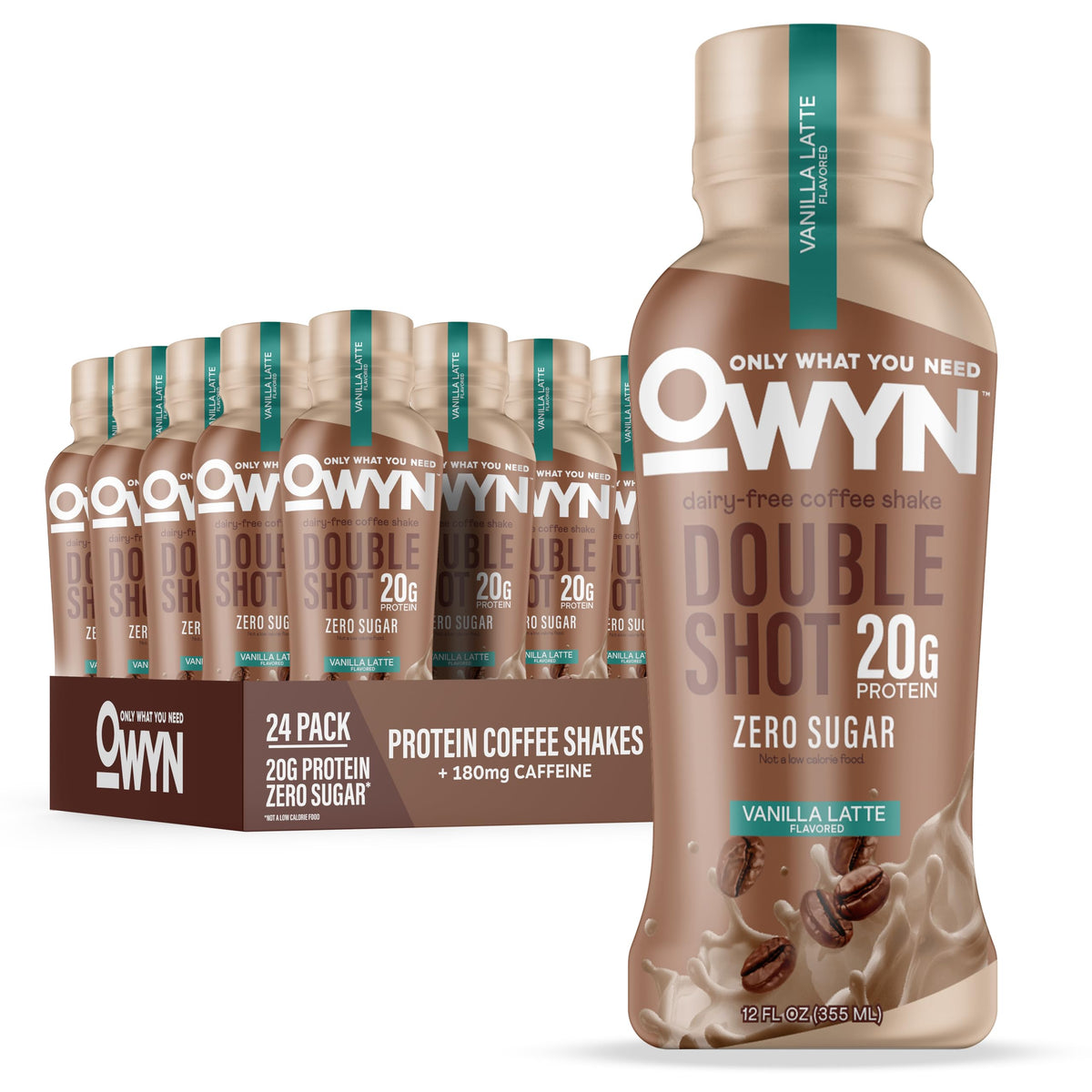 OWYN Only What You Need Mocha Latte Flavored 20g Protein Shake, 12 Ct