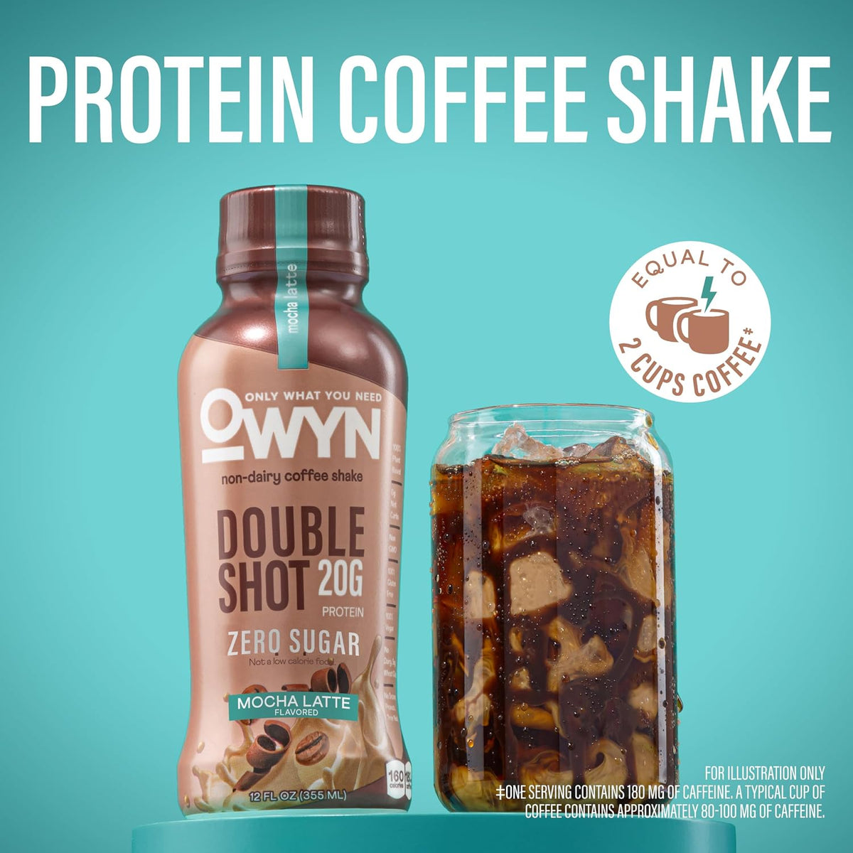 OWYN Only What You Need Mocha Latte Flavored 20g Protein Shake, 12 Ct