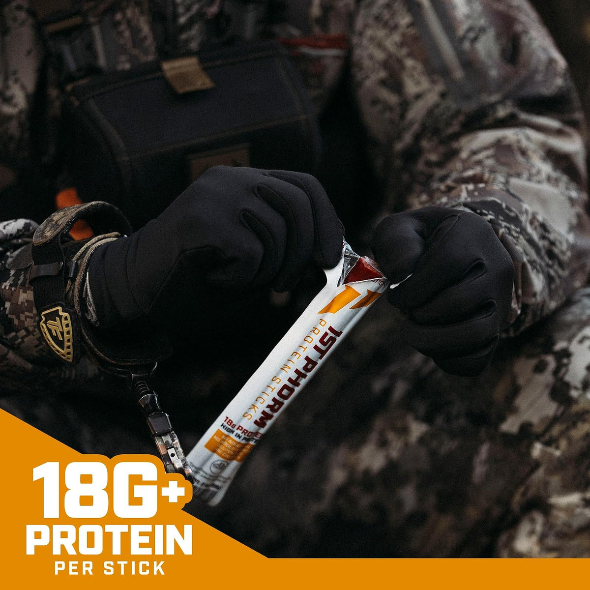 1st Phorm Protein Sticks, Honey Chipotle, 18g Protein, 15 Count